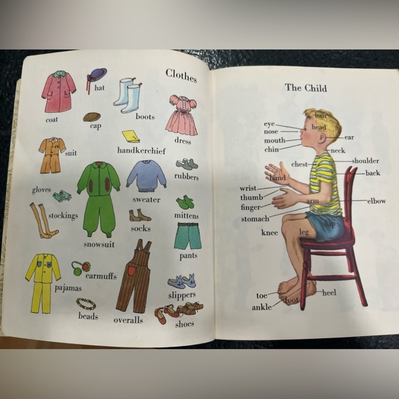 Vintage 1976 Little Golden Book Of Words Children's Book - Picture 13 of 13